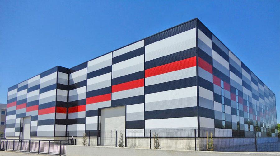 Sandwich panel in interior and exterior