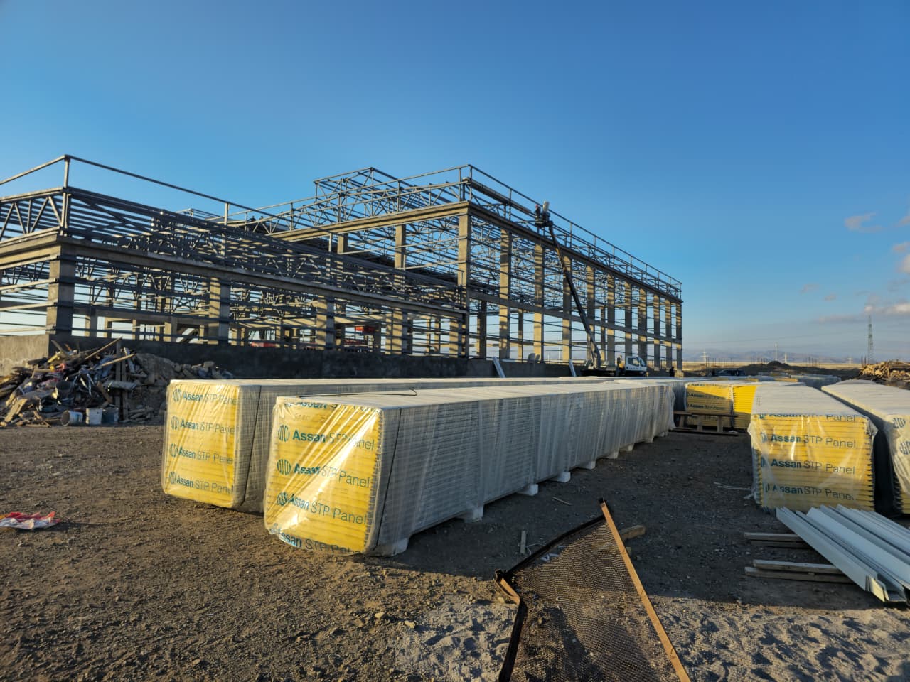 Строительно-монтажные работы по металлическим конструкциям